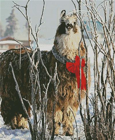 Christmas Llama