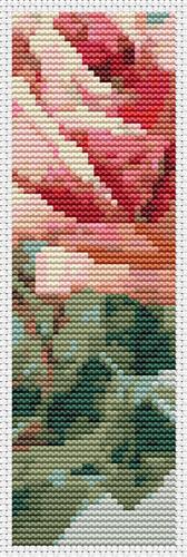 Lush Pink Rose Bookmark (Catherine Klein)
