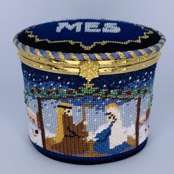 Nativity Scene Hinged Box w/Hardware