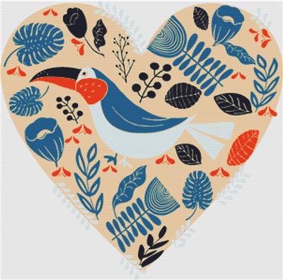 Scandinavian Bird Heart
