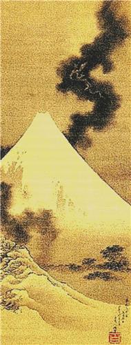 Dragon of Smoke Escaping from Mount Fuji, The