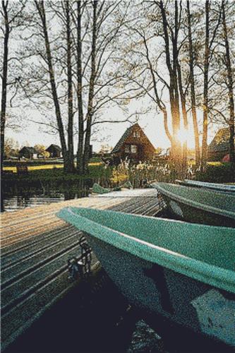 Jetty in Latvia