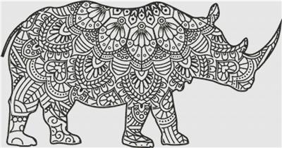 Mandala Rhino