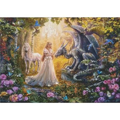 Dragon Monument and Princess