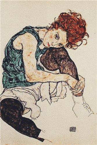 Seated Woman with Bent Knee