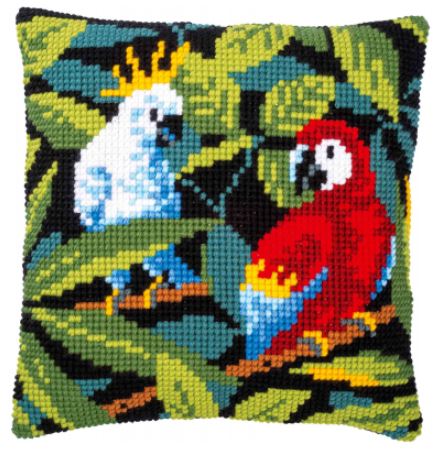 Tropical Birds Cushion