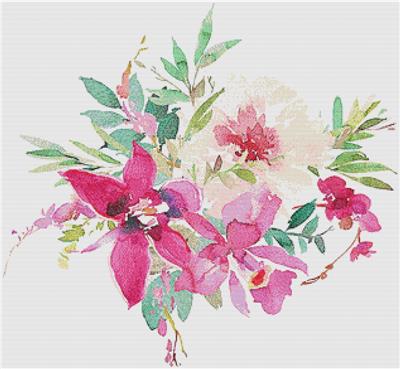 Elegant Orchid Arrangement I