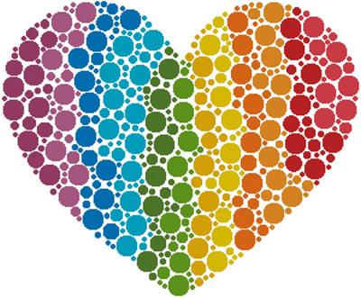 Rainbow Heart
