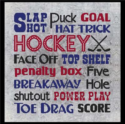Subway Art - Hockey