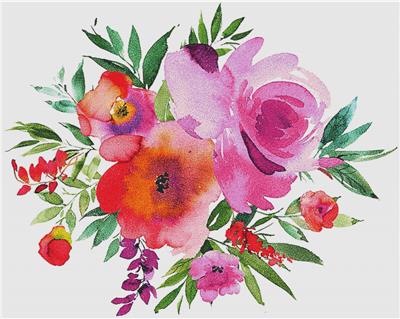 Fuchsia Floral Arrangement I