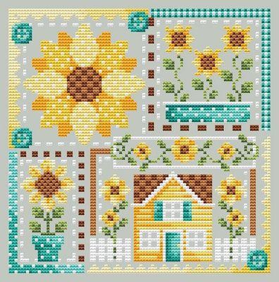 Patchwork Sunflower