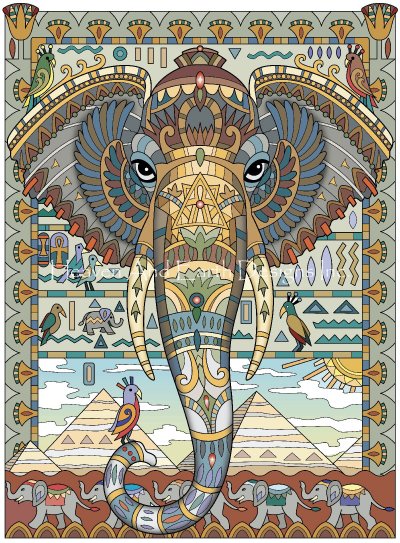 Egyptian Elephant - Mini