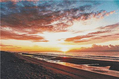 Sunrise Over Surfside Beach