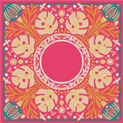 Scandinavian Folk Art with Flowers