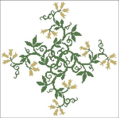 Floral Ornamental 020 Golden Bells