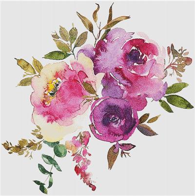 Purple and Blush Bouquet
