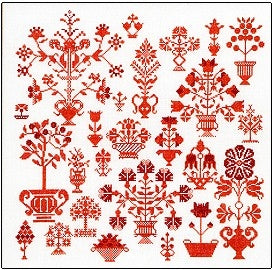 Sampler - Redwork