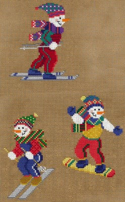 Sporty Snowmen Ornaments I