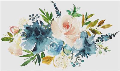 Santorini Rose Floral Arrangement