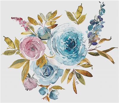 Sienna and Silver Floral Arrangement
