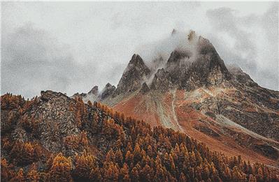 Mountain in Grisons