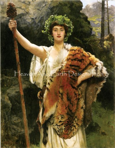 Mini Priestess Bacchus - John Collier
