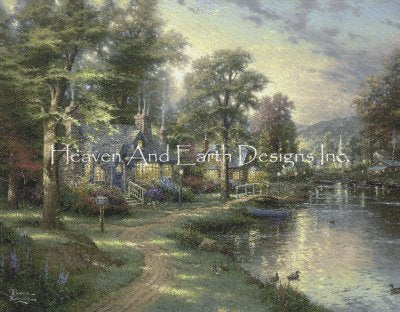 Hometown Lake - Thomas Kinkade