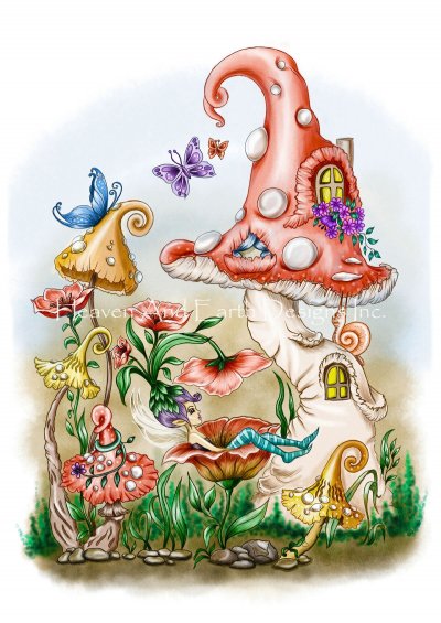 Fairy On Vacation - Jenoviya Art