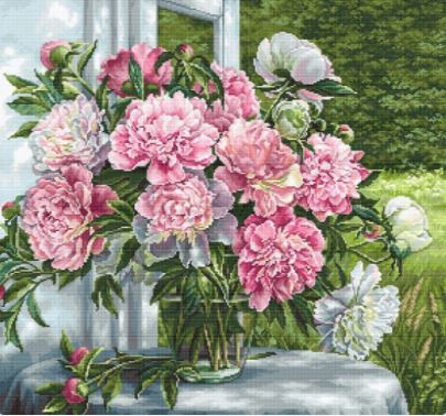 Peonies by the Window