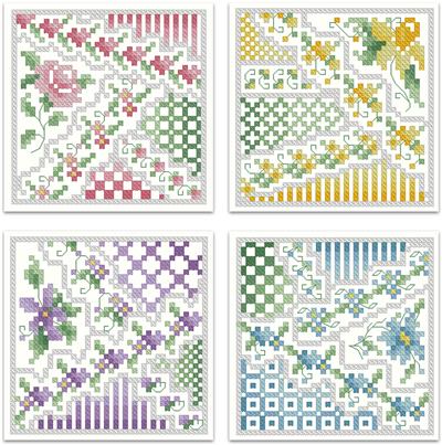 Crazy Quilt Biscornu Ornaments