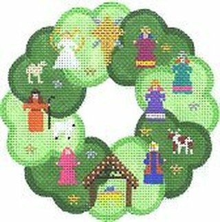 Christmas Nativity Wreath