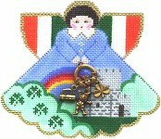 Irish Blarney Castle Angel w/Charm