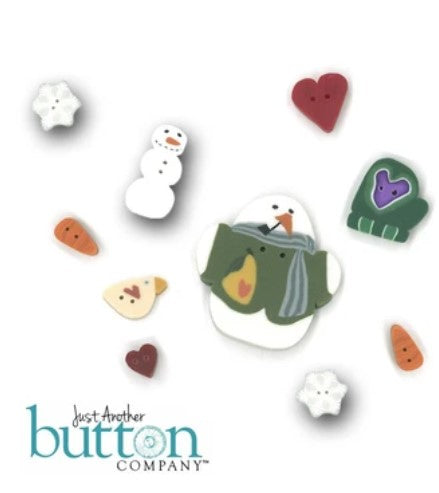Scatter Snowflakes - Button Pack JAB8778