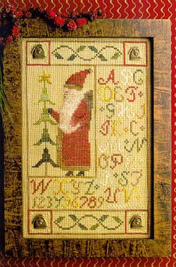 Santa Button Sampler