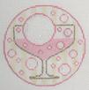 Monogram Round - Champagne 