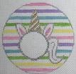 Monogram Round - Unicorn