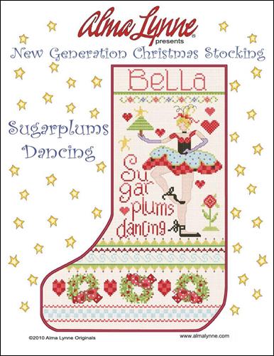 Sugarplums Dancing Stocking
