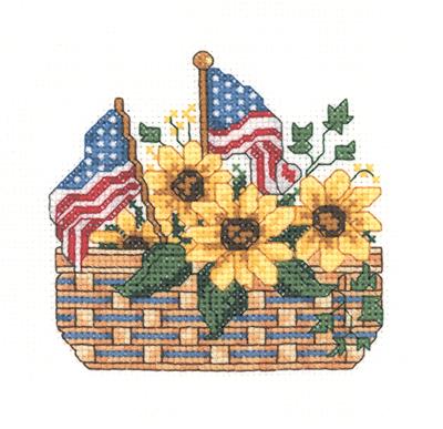 Patriotic Basket - Linda Bird