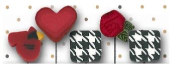 Just Pins - Classic Red and Black