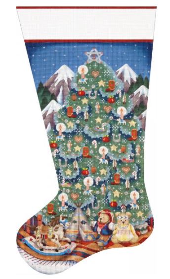 Cowboy Tree Stocking