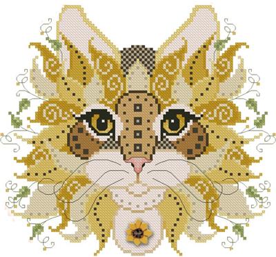 Colorful Cats - Sunflower