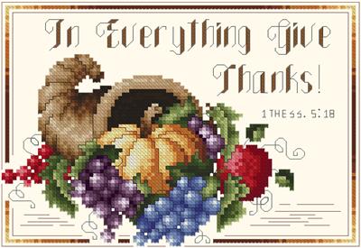 Give Thanks Cornucopia
