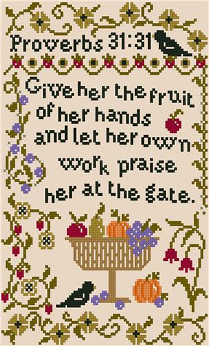 Give Her the Fruit of Her Hands Sampler