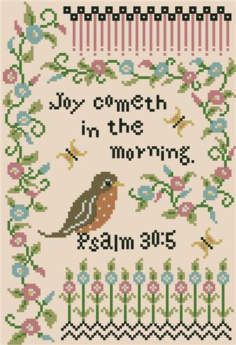 Inspirational Samplers Joy Cometh in the Morning
