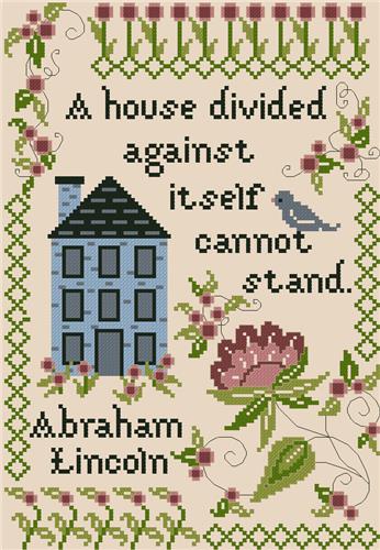 Inspirational Samplers A House Divided