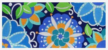 Blue Pinwheel Lumbar