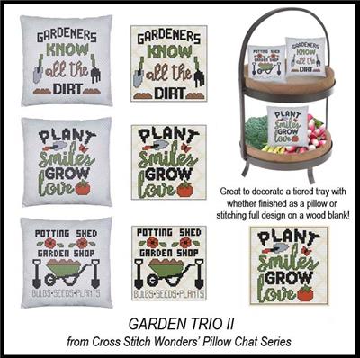 Pillow Chat - Garden Trio II