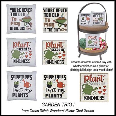 Pillow Chat - Garden Trio I