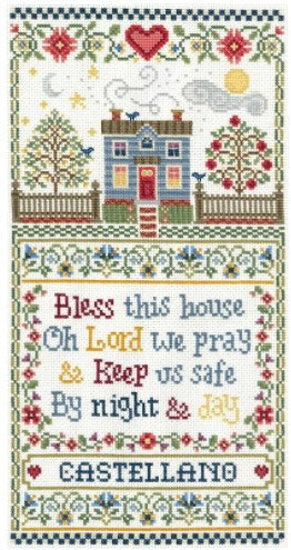 Bless This House Sampler - Sandra Cozzolino