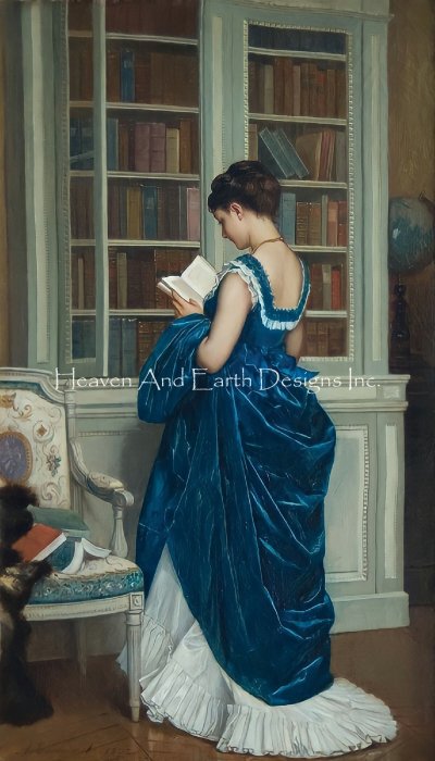 Library, The - Auguste Toulmouche